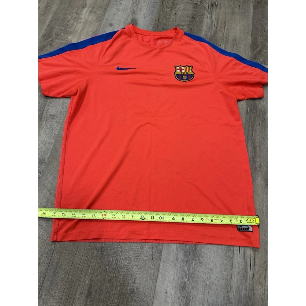 FC Barcelona Training Football‎ Jersey Nike Polyester Youth Sz XL Preowned